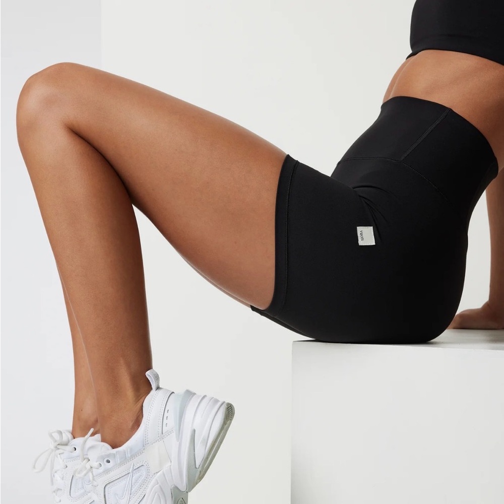 Vuori Black All The Feels shorts